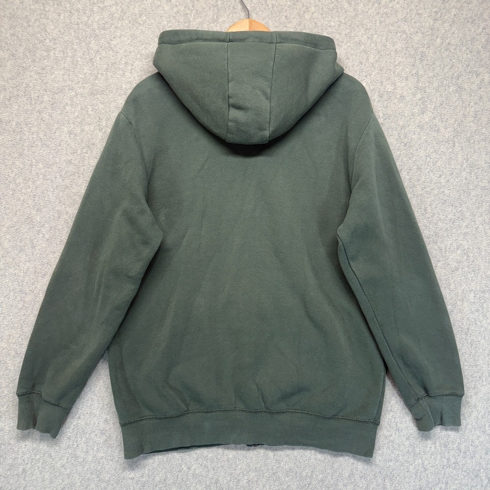 Vintage Sub Pop Records Mens Chore Jacket Olive Green Utility Workwear Size L - Picture 6 of 16